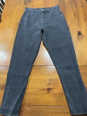 Thrills Womens Black Winnie Classic Cotton High Waisted Skinny Denim Jeans SZ 28